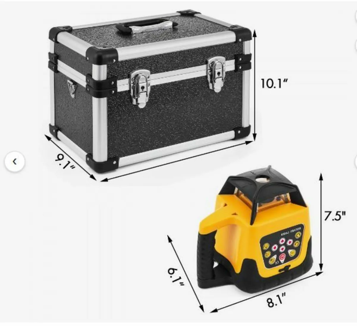 Rotary Laser Level Kit Red Beam Digital - Image 3