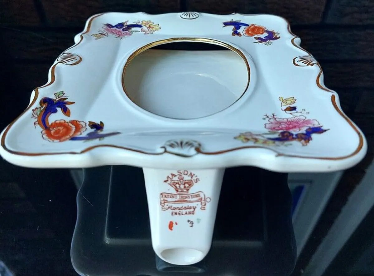 Mason's "Blue Mandalay" Ceramic Photo Frame - Image 3