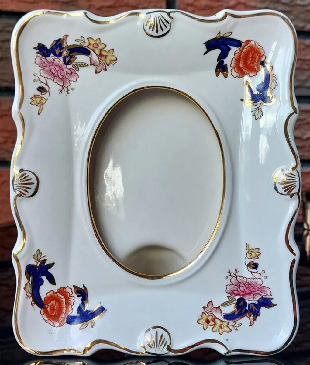 Mason's "Blue Mandalay" Ceramic Photo Frame - Image 4