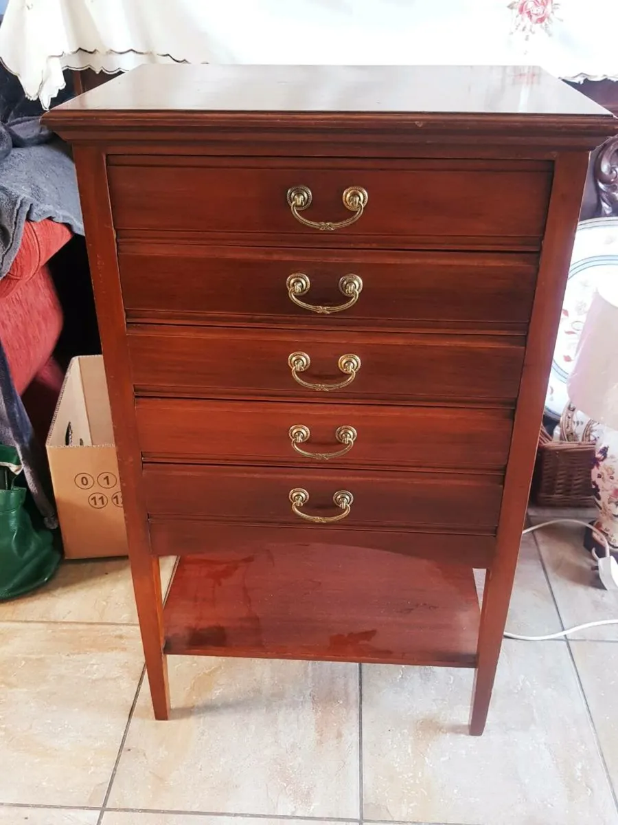 Superb Edwardian sheet music cabinet - Image 2