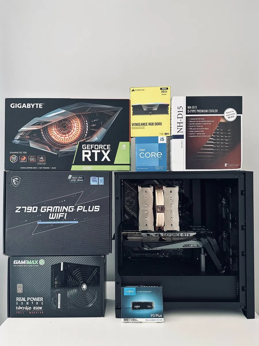 Gaming Pc 13600KF/3080/Z790/DDR5-32GB/500GB/850W - Image 3