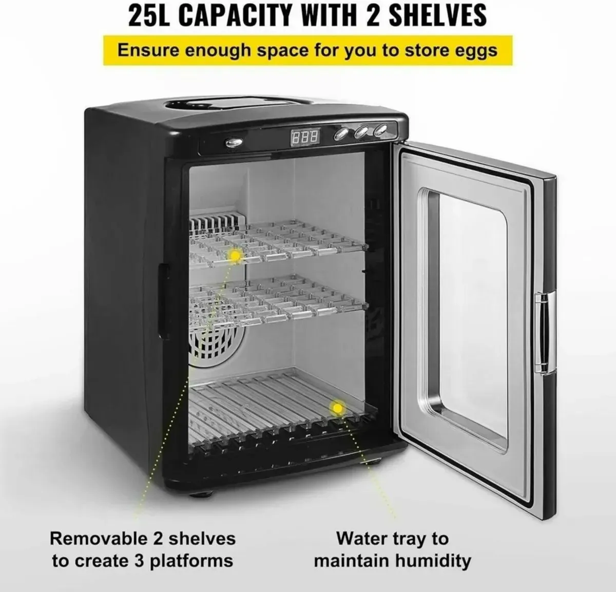 25L Incubator: Nurturing Reptile Egg Growth - Image 2