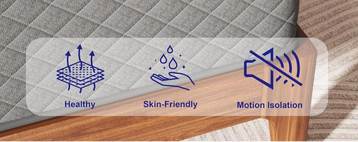 10 Inch Double Mattress, 7-Zone 3ft Hybrid Double - Image 3