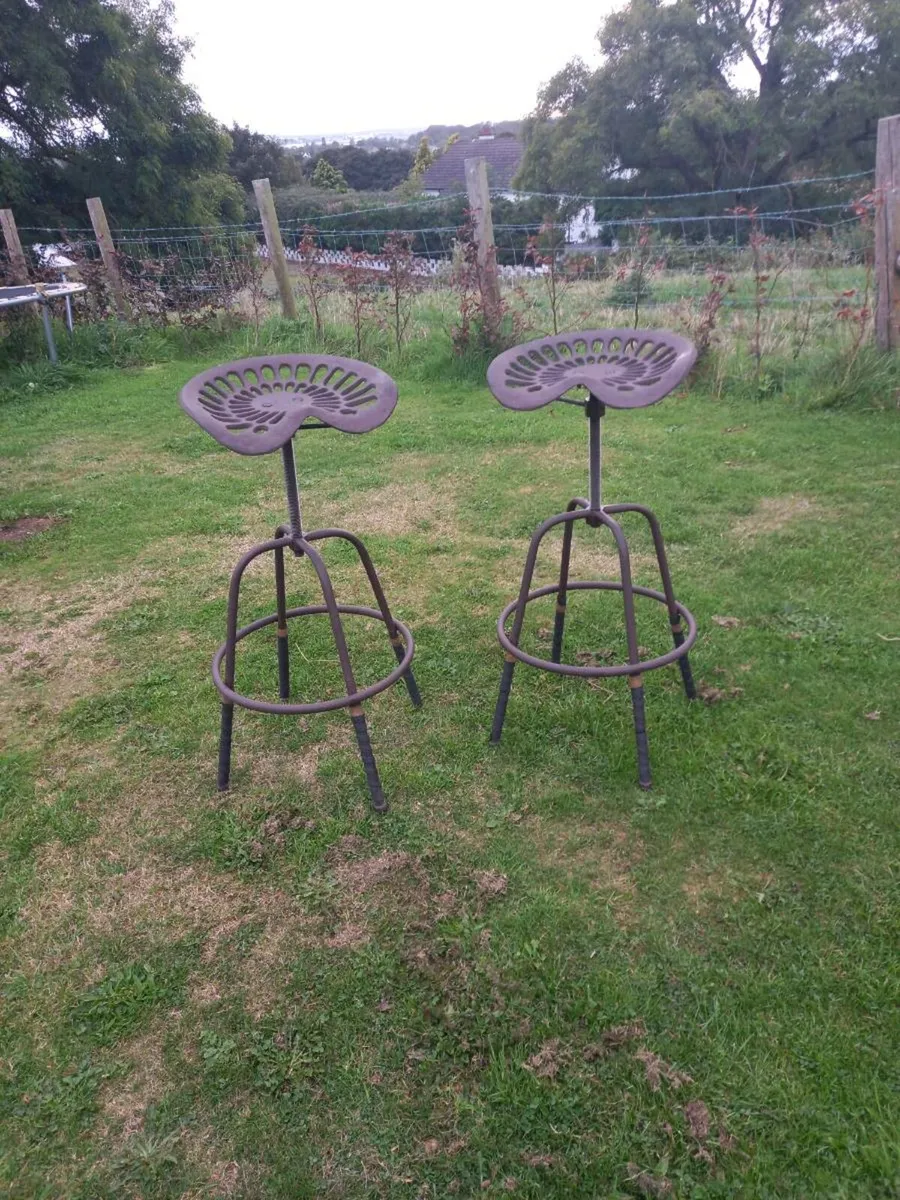 Tractor Seat Barstools - Image 1