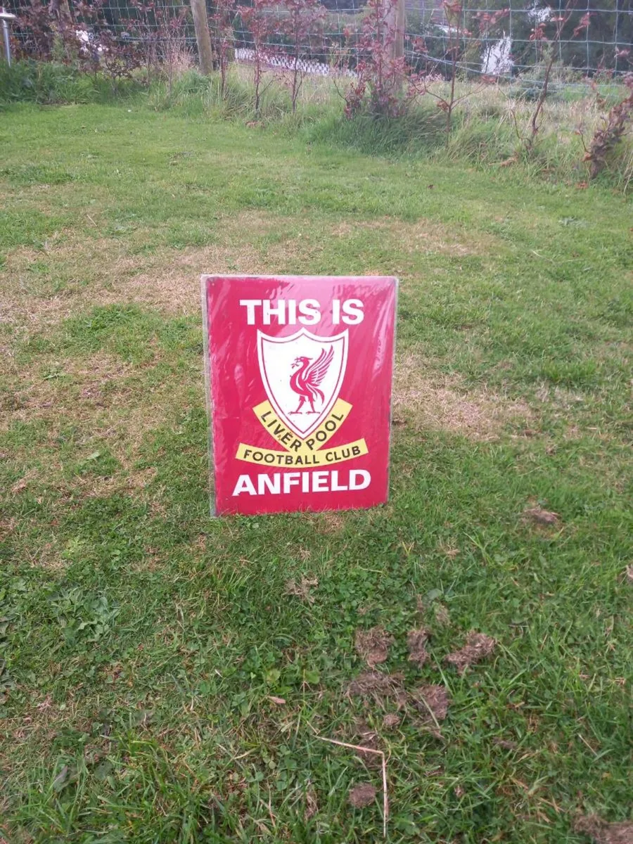 Liverpool Tin Sign - Image 1