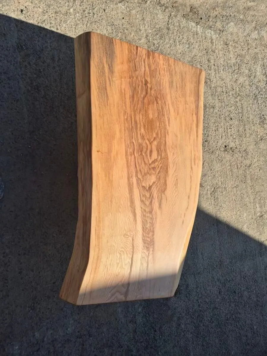 coffee table solid ash live edge can make tables to your like - Image 1
