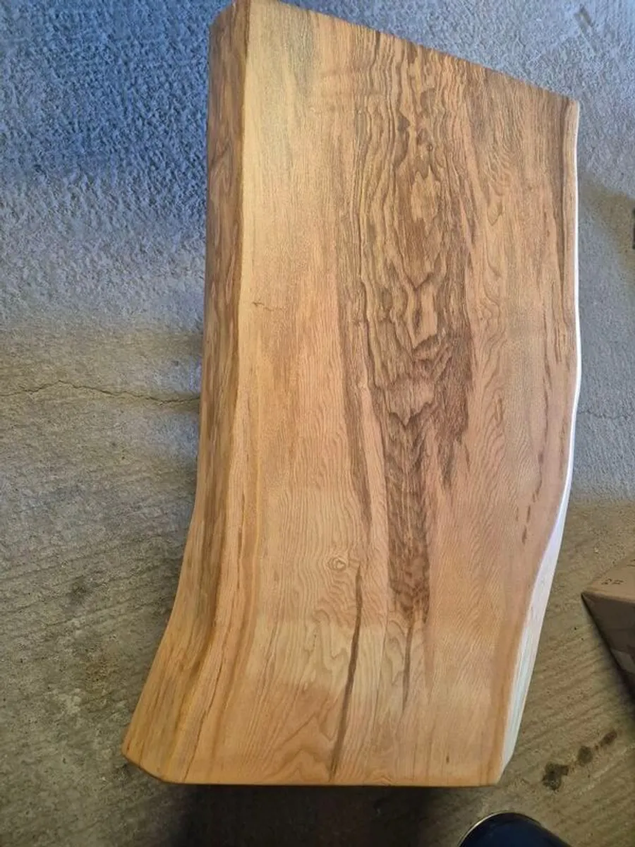 coffee table solid ash live edge can make tables to your like - Image 4