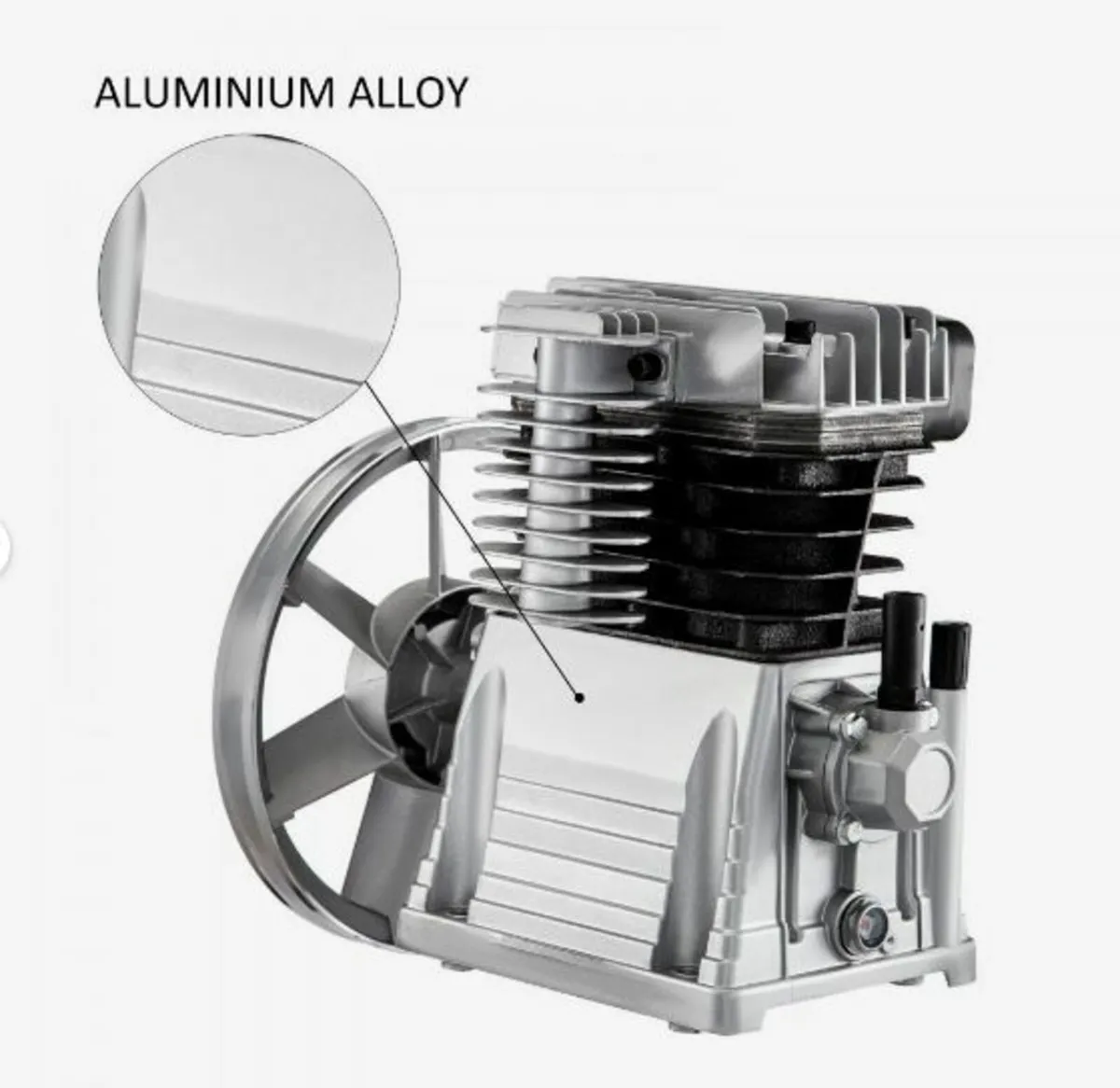 New Industrial Twin Cylinder Air Compressor Pump - Image 4