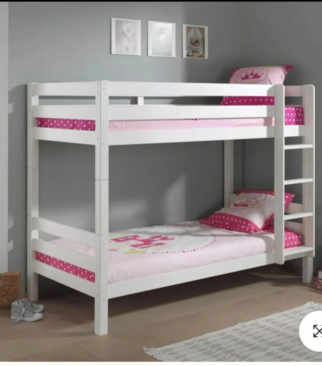 White Kids Bunk bed - Image 1