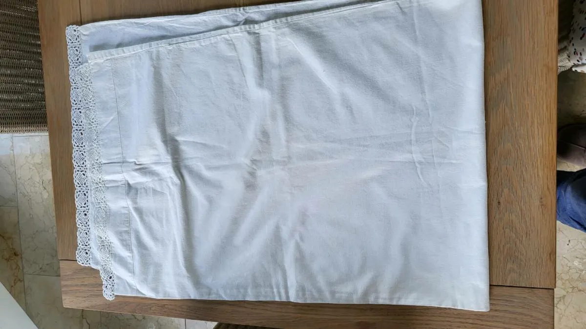Vintage Dorcas long bolster pillow case - Image 1