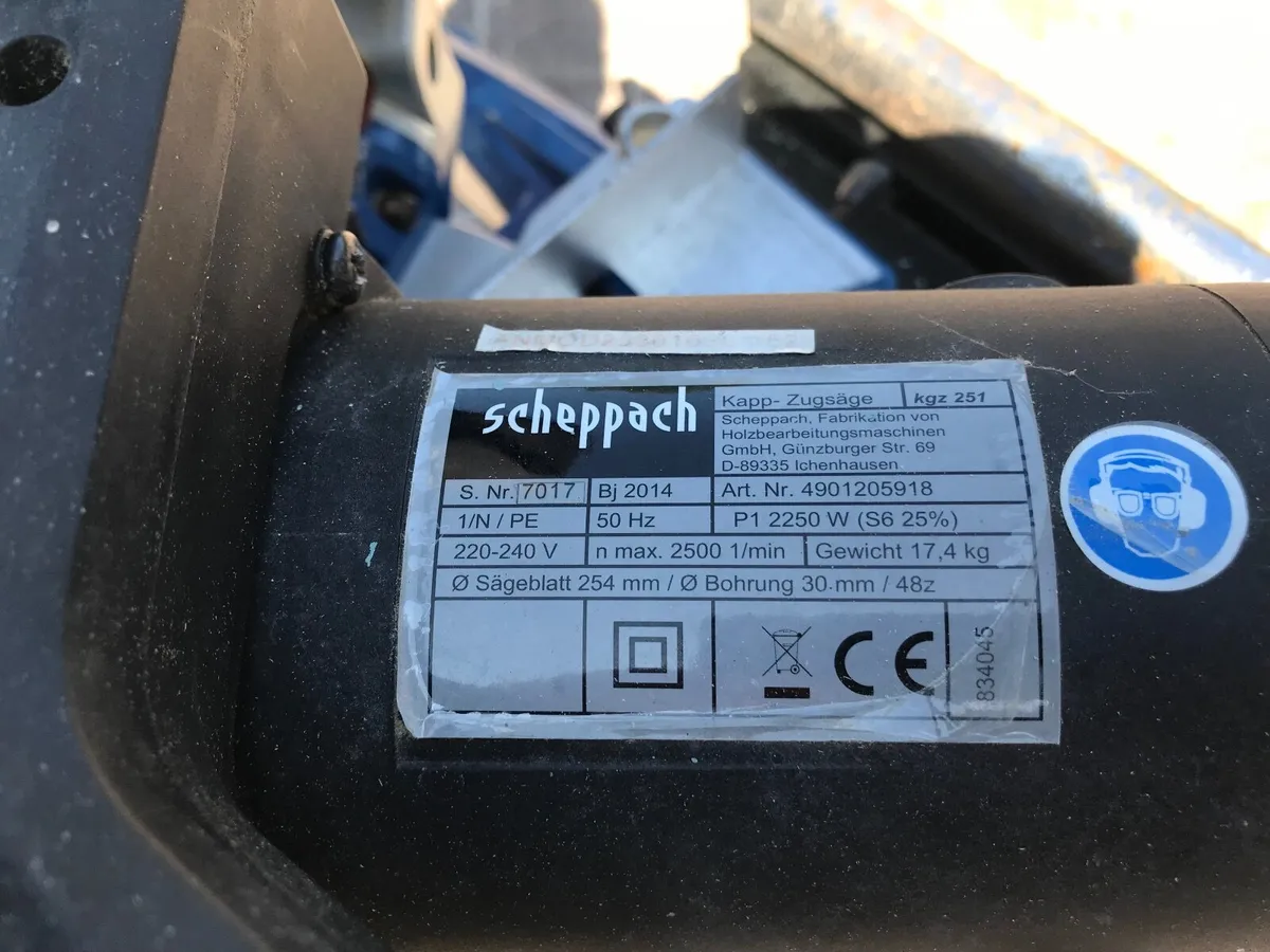 Scheppack chop saw and stand - Image 3