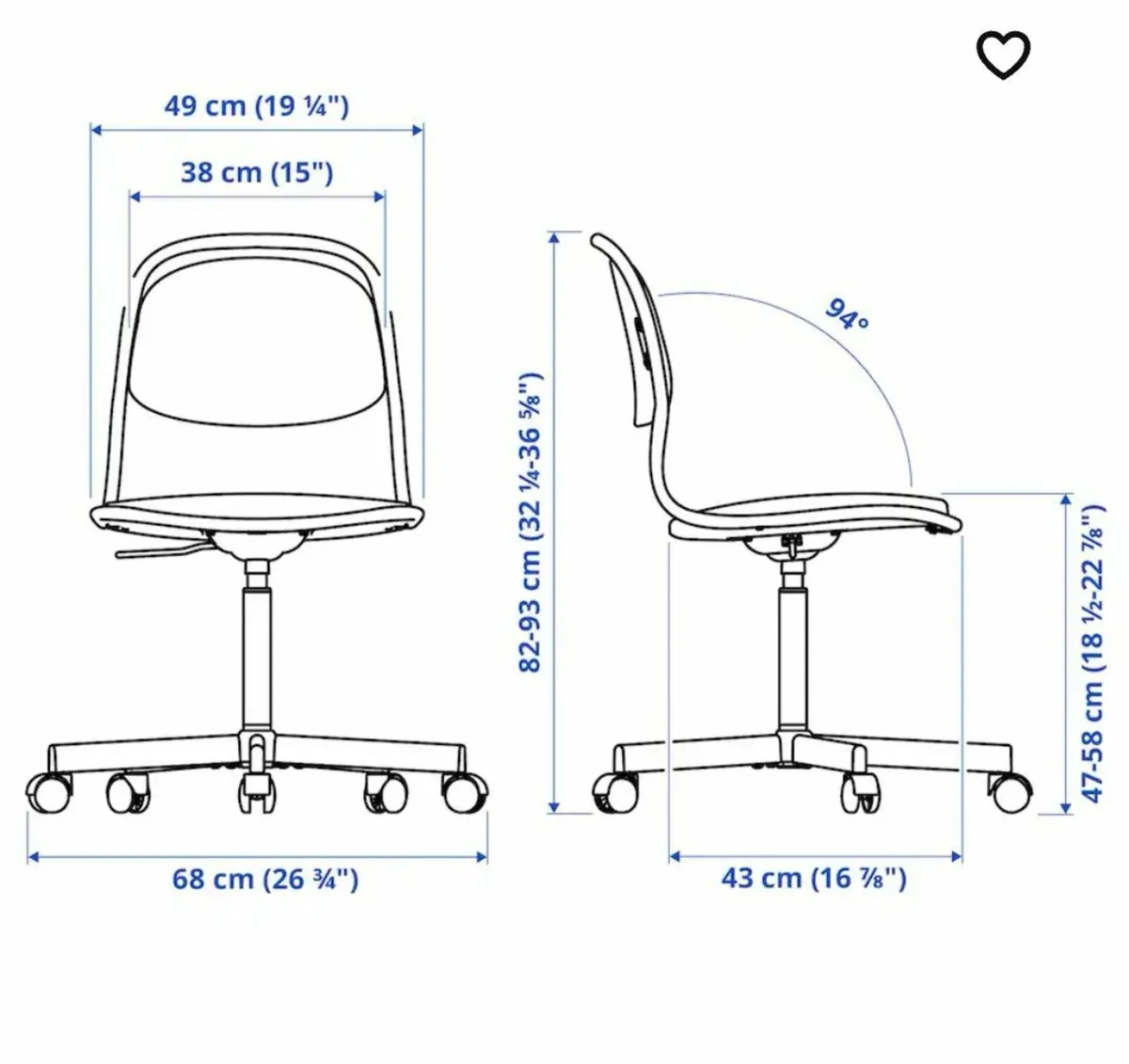 Quality Children's computer swivel chair 1month - Image 3