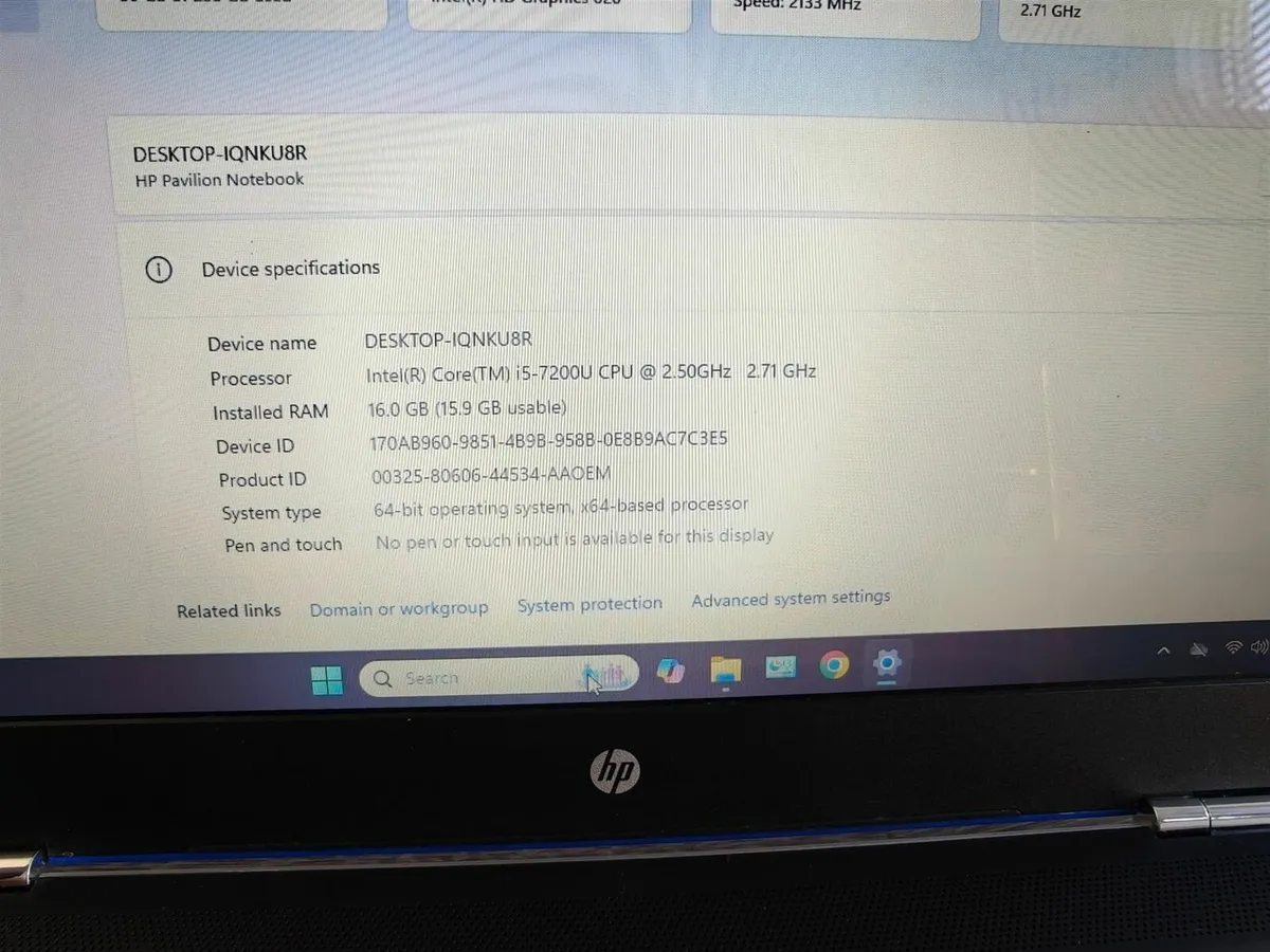 HP Pavilion 15 | i5 | 16GB | 256GB | 15.6" | Win11 - Image 4