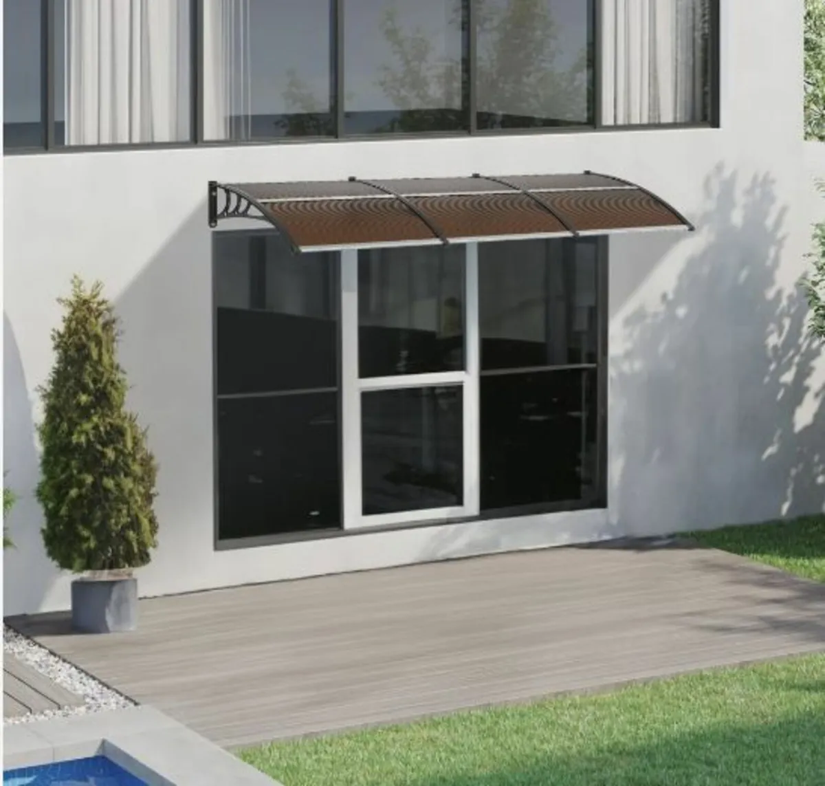 Window Door Awning Canopy 40" x 120", - Image 3