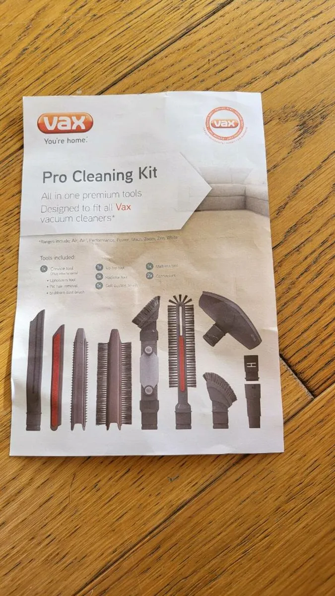 New, Vax pro cleaning kit - Image 3