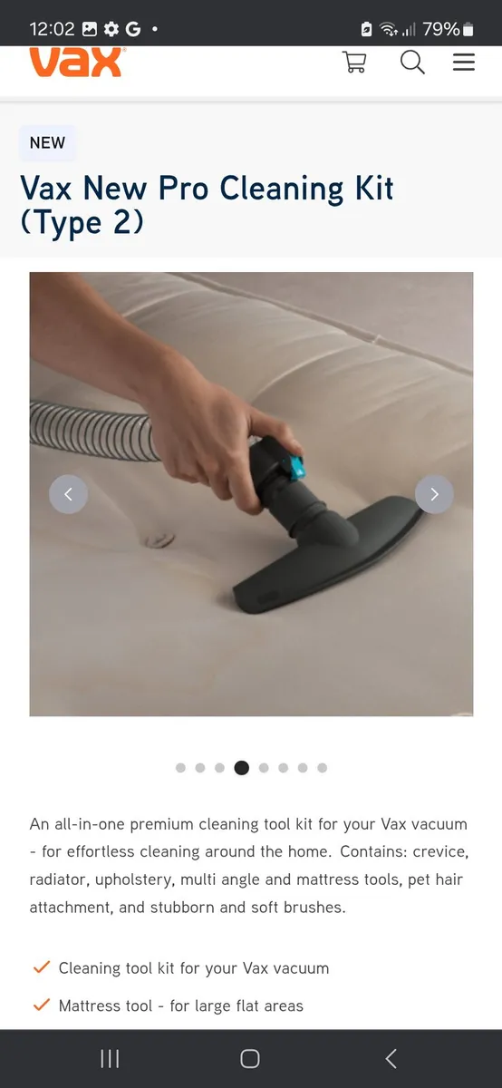 New, Vax pro cleaning kit - Image 4