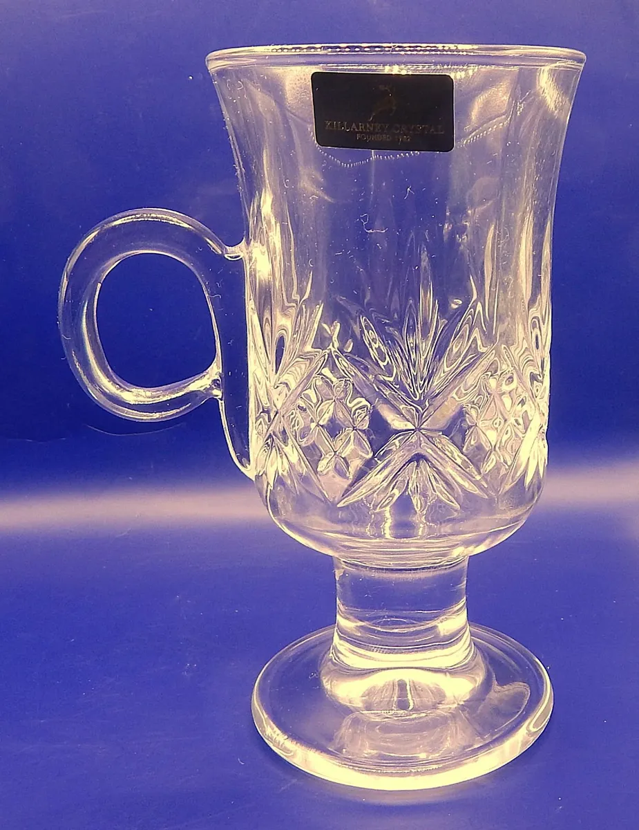 Pair of Killarney Crystal Trinity Glasses, boxed - Image 2