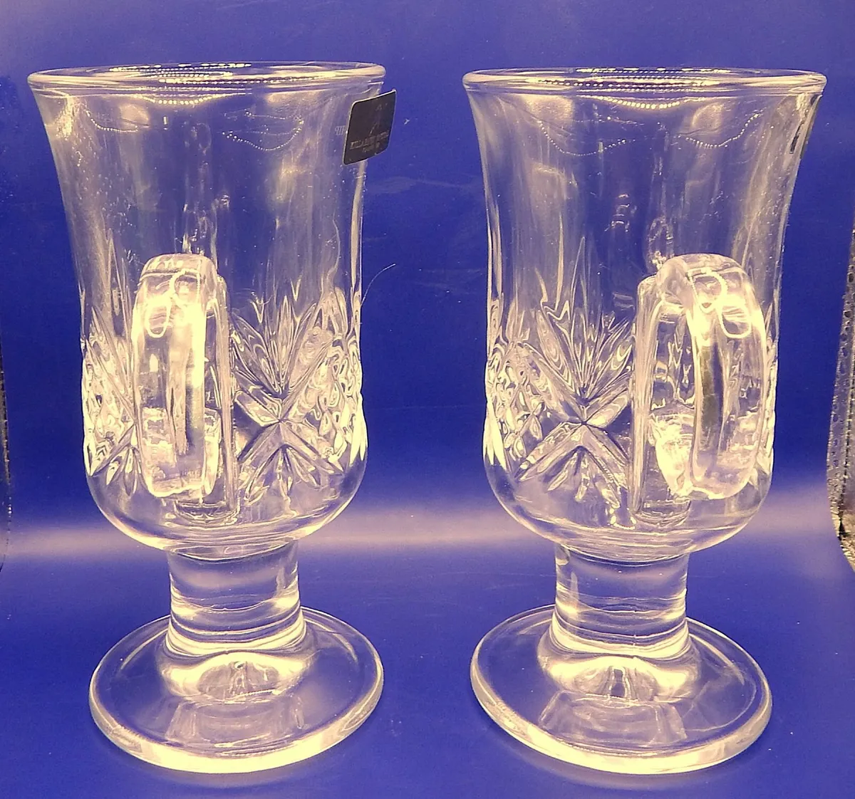 Pair of Killarney Crystal Trinity Glasses, boxed - Image 3
