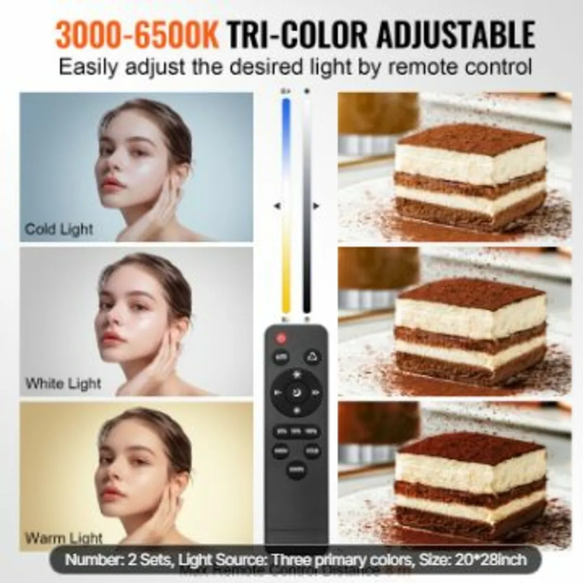 Softbox Lighting Kit 20 in x 28 in 45W 3000-6500K - Image 3