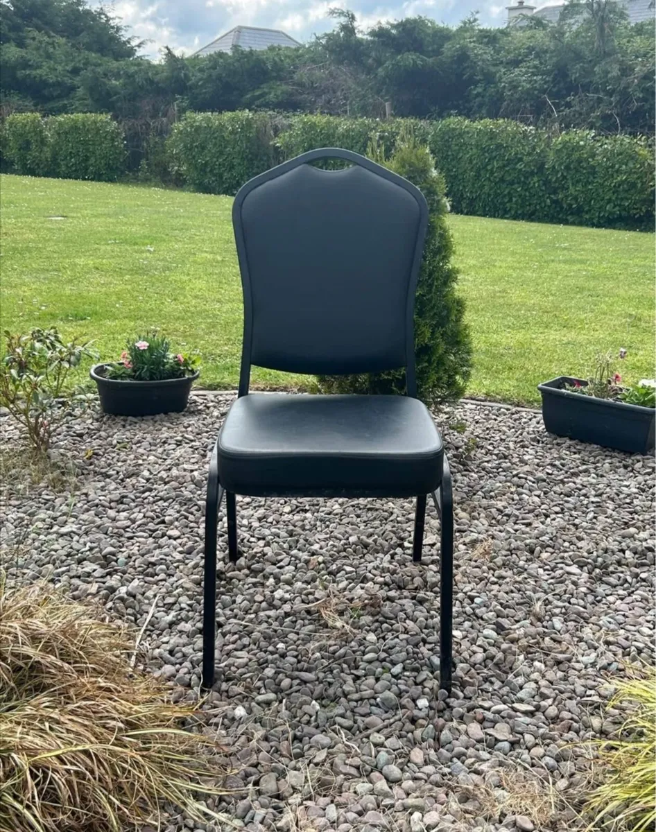 Leather kitchen chairs - Image 1