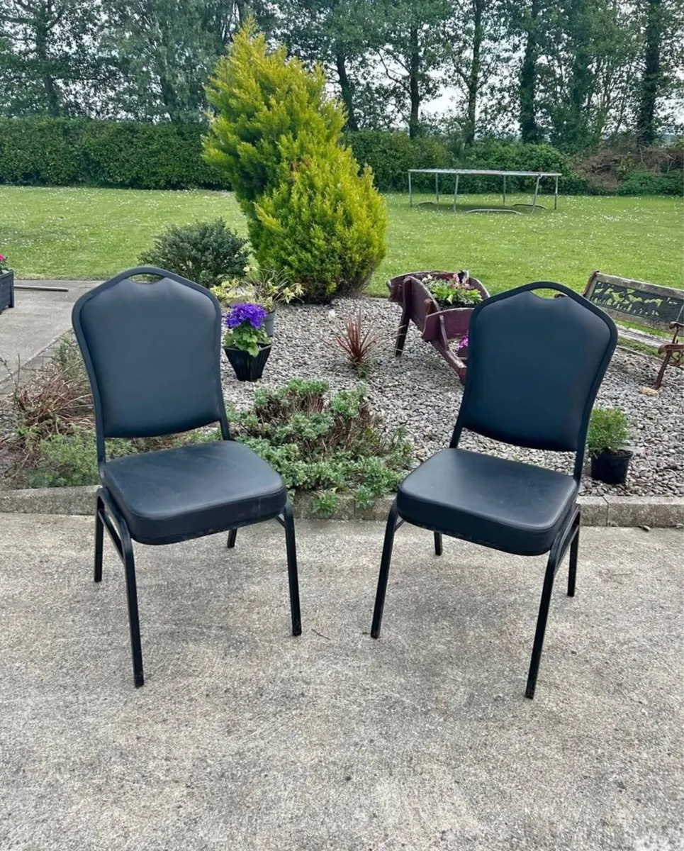 Leather kitchen chairs - Image 3