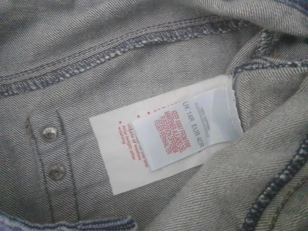 RIVER ISLAND WIDE LEG JEANS SIZE 14 NEW CONDITION - Image 4