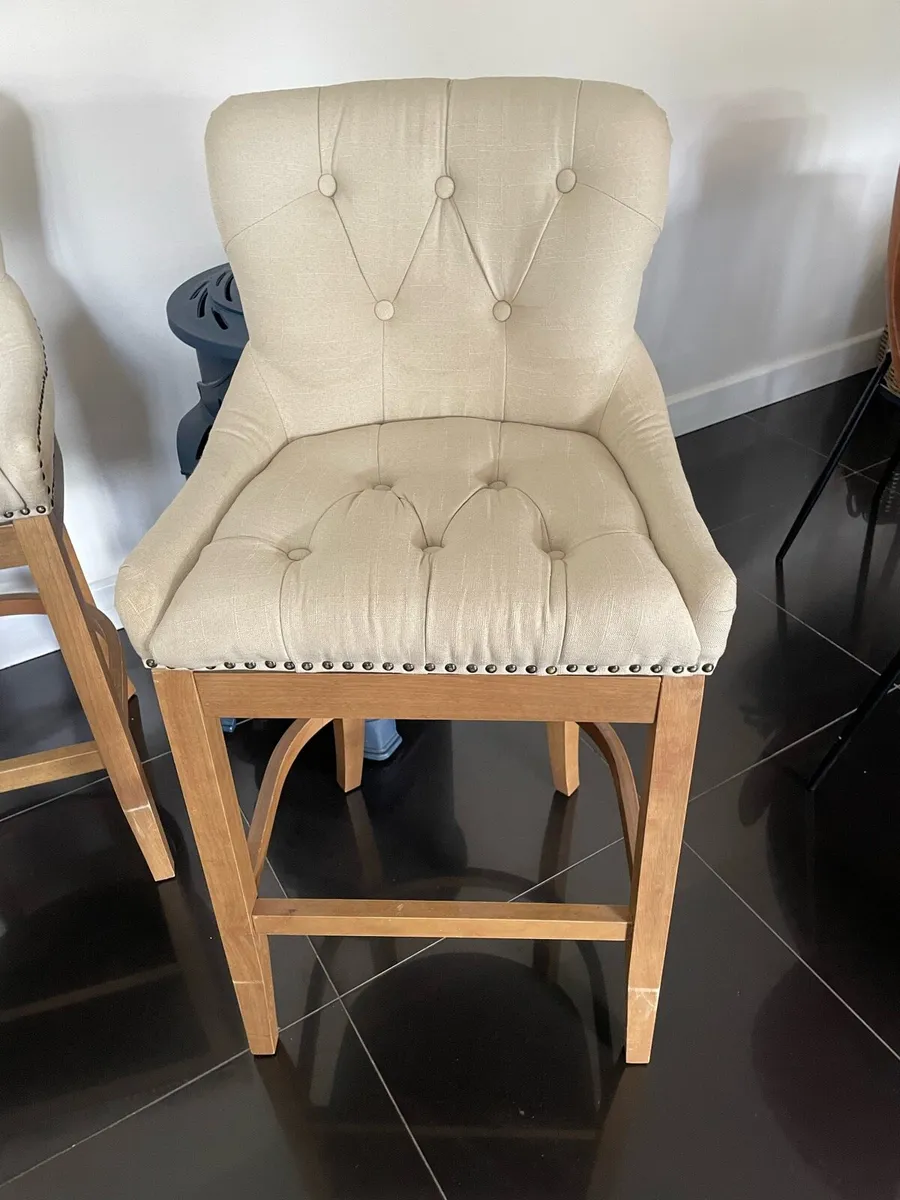 3 Bar stools for sale - Image 3