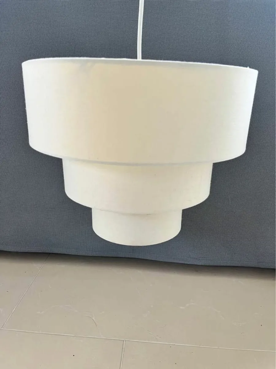 Lampshade Three Tier Beige