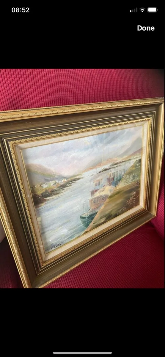 Original Roger Mc Carthy- Derryinver Pier - Image 1