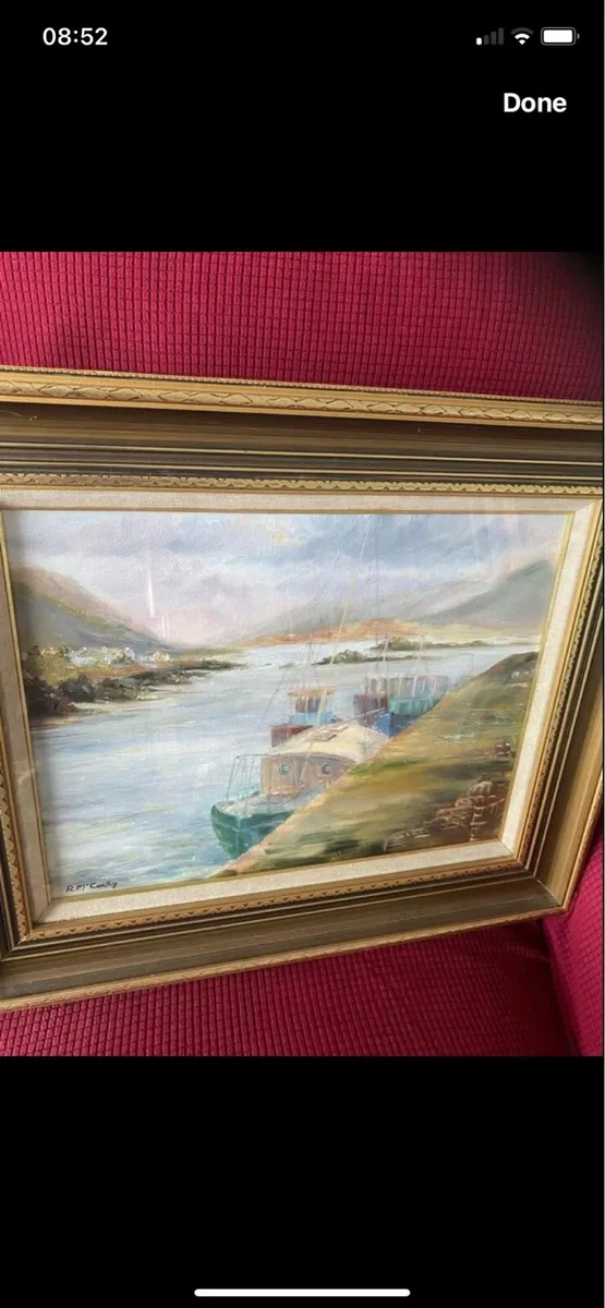 Original Roger Mc Carthy- Derryinver Pier - Image 2