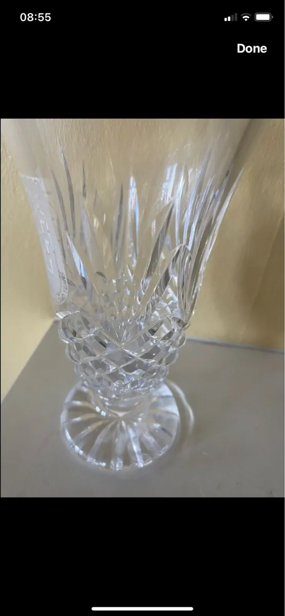 Rare Dublin Millennium Crystal Vase - Image 4