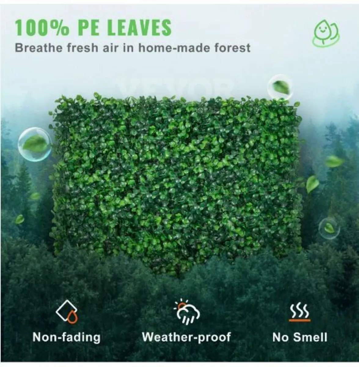 Artificial Boxwood Panel UV 24pcs - Image 2