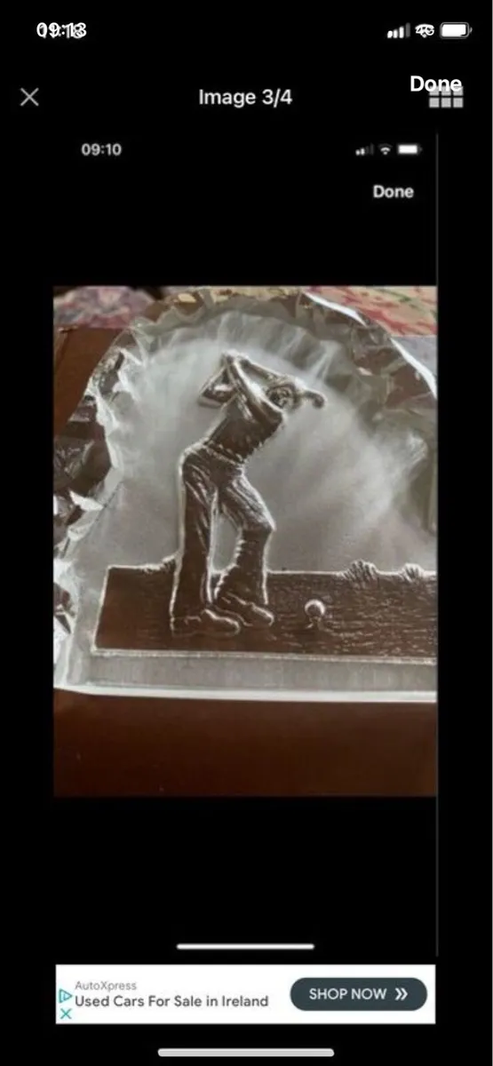 Nybro Glass Golfer - Image 3