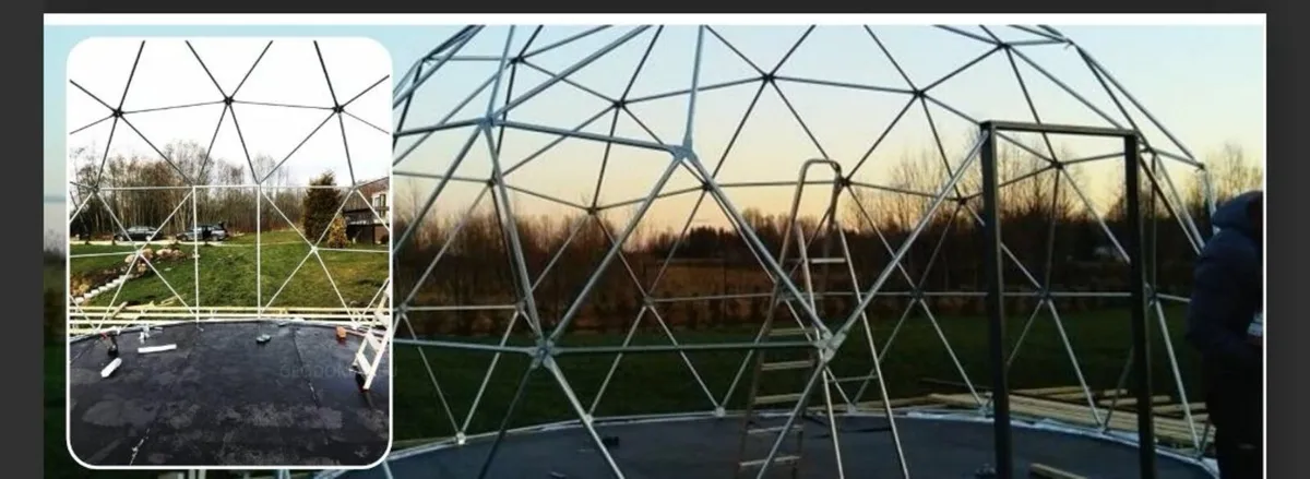 Luxury 3m(10ft) Tinted Durable Dome Glamping Igloo - Image 4