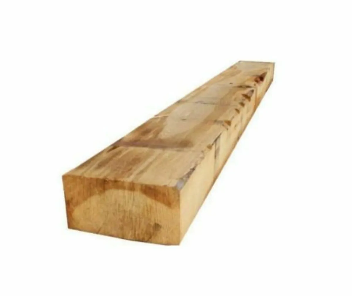 Oak Hardwood Sleepers-2.3m (New Type & Untreated) - Image 2