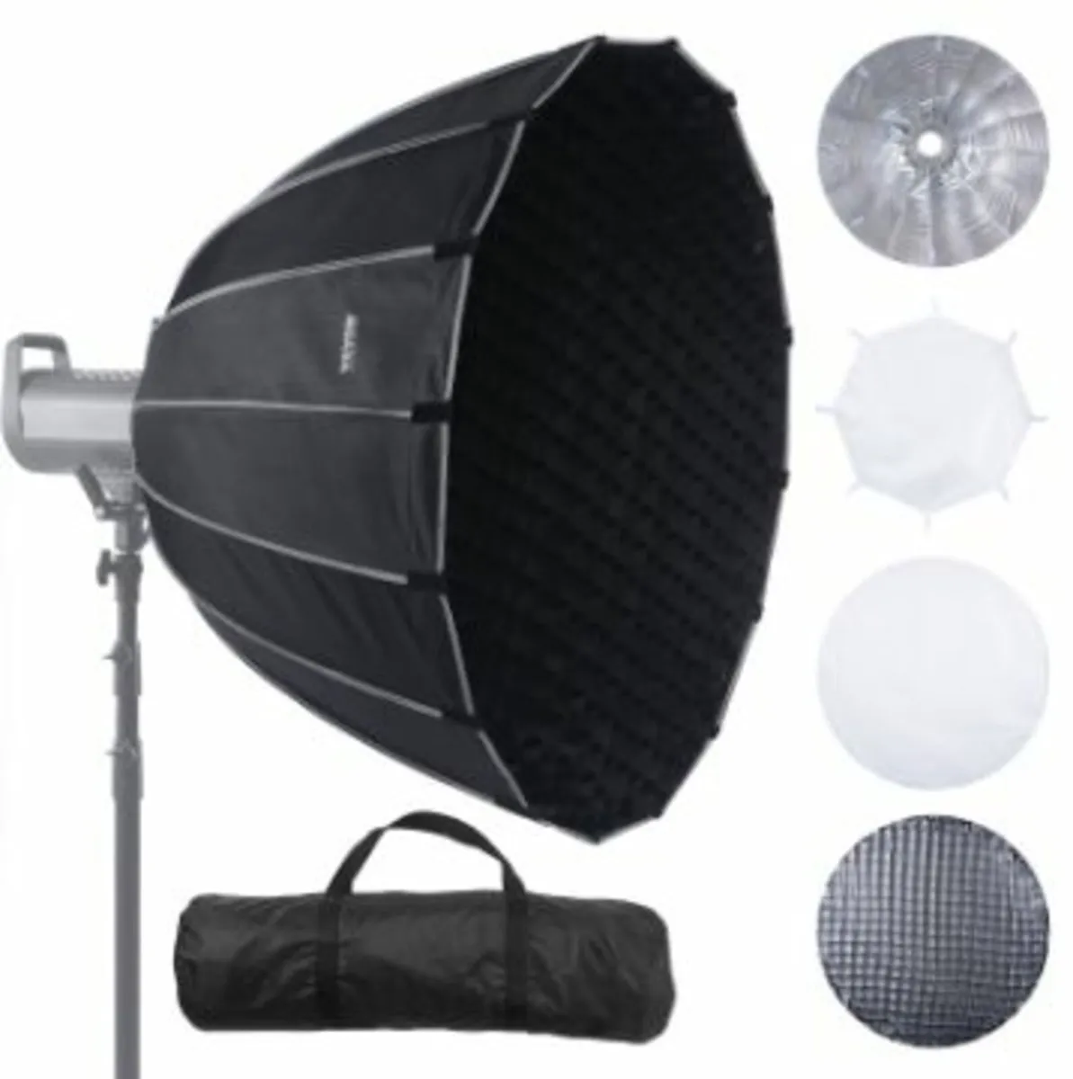 Parabolic Softbox 33 in Quick Release & Quick Fold - Image 1
