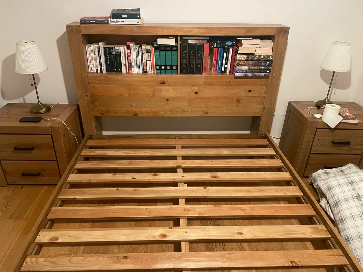 Harvey Norman King Size Coolmore Bed Frame + 2 Bed - Image 2