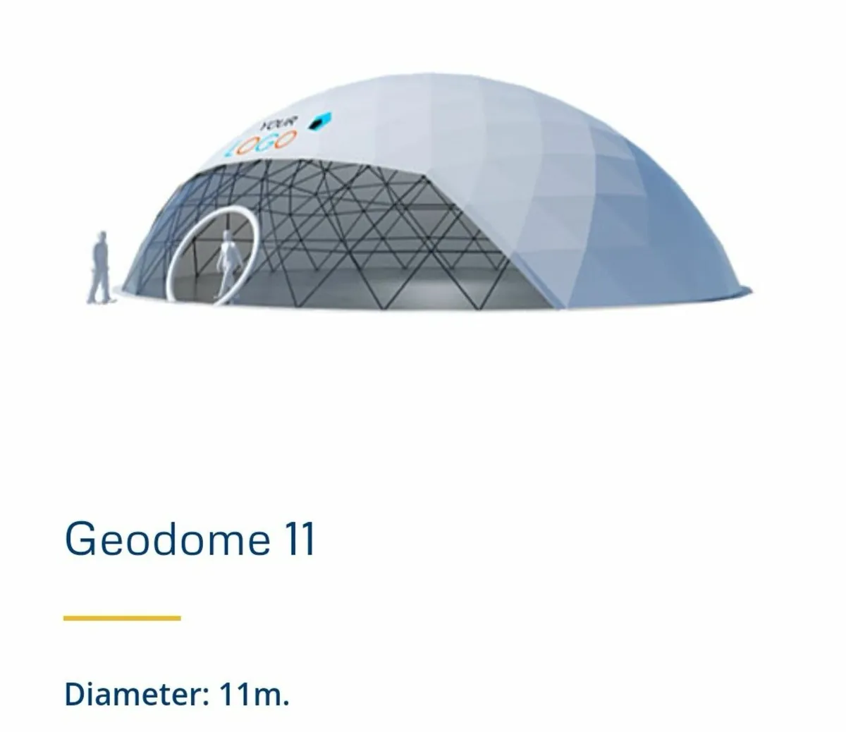Deluxe 11m(36ft) Durable Portable Dome Glamping Ig - Image 3