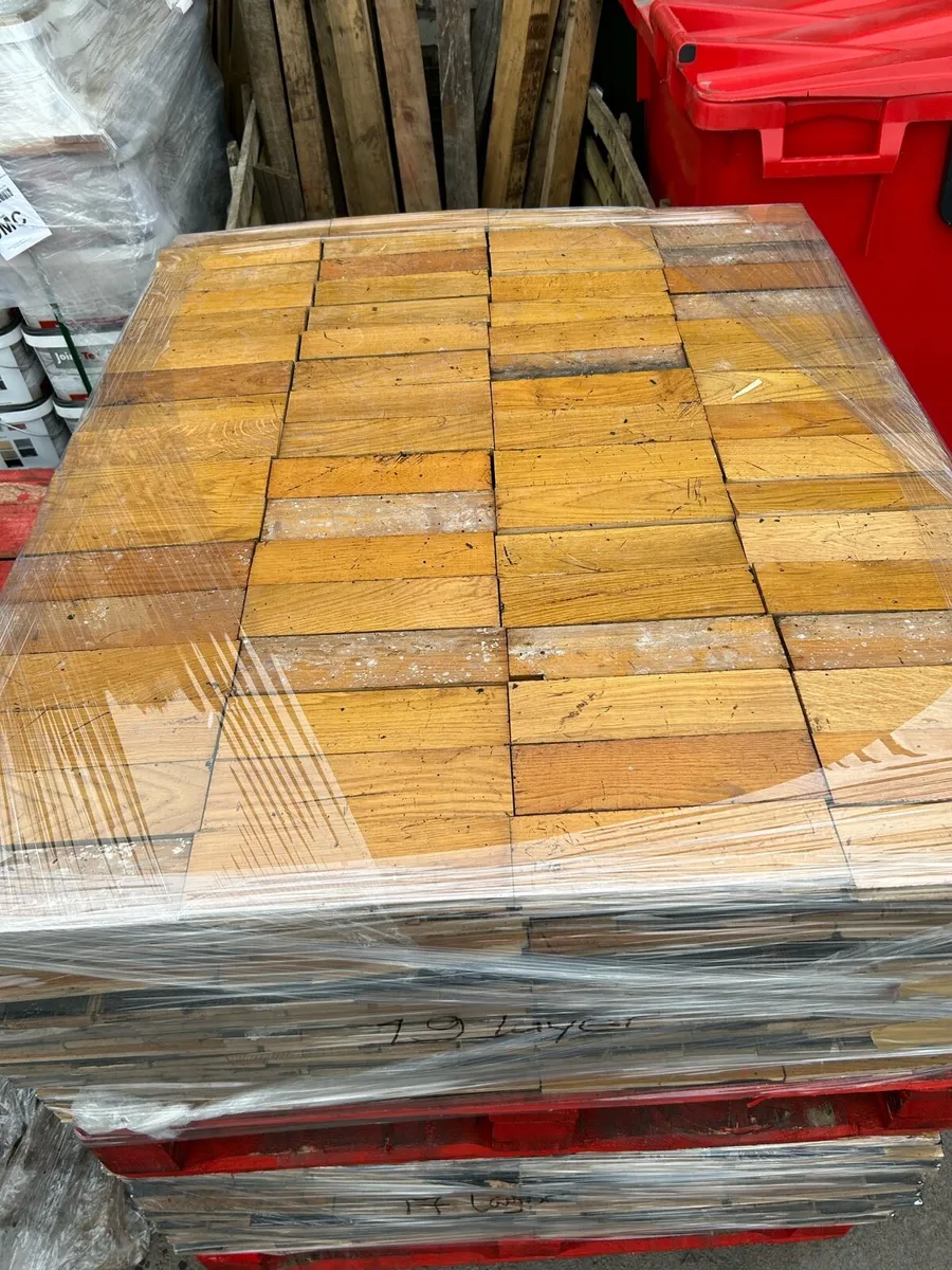 Reclaimed Oak Parquet - Image 1