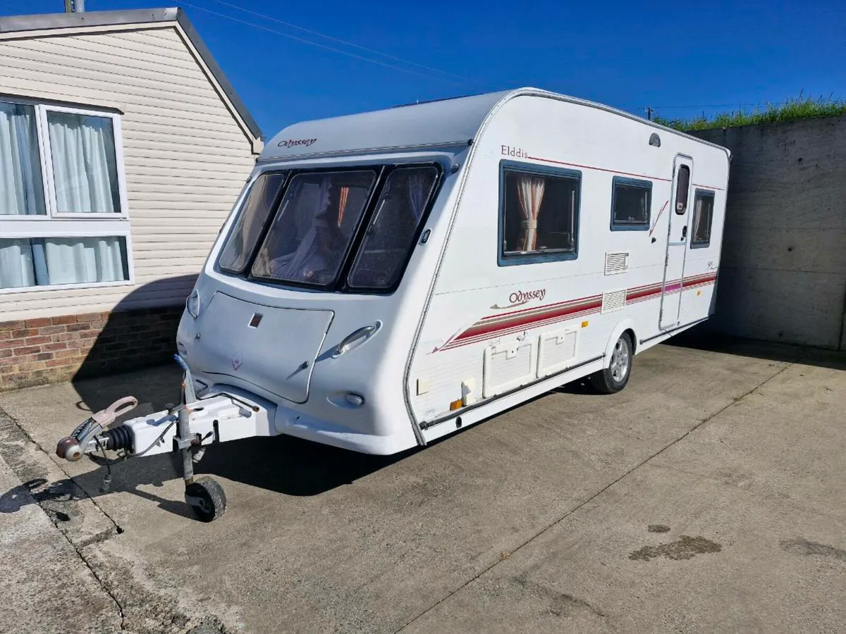 Elddis odyssey 5 berth caravan - Image 1