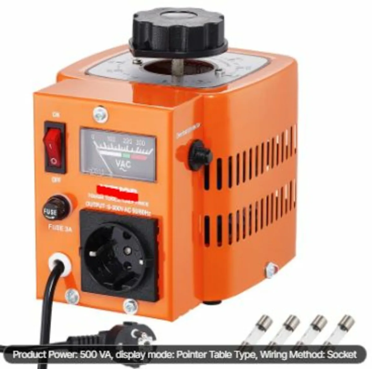 500VA Variable Voltage Transformer 1.7A 0-300V AC - Image 1