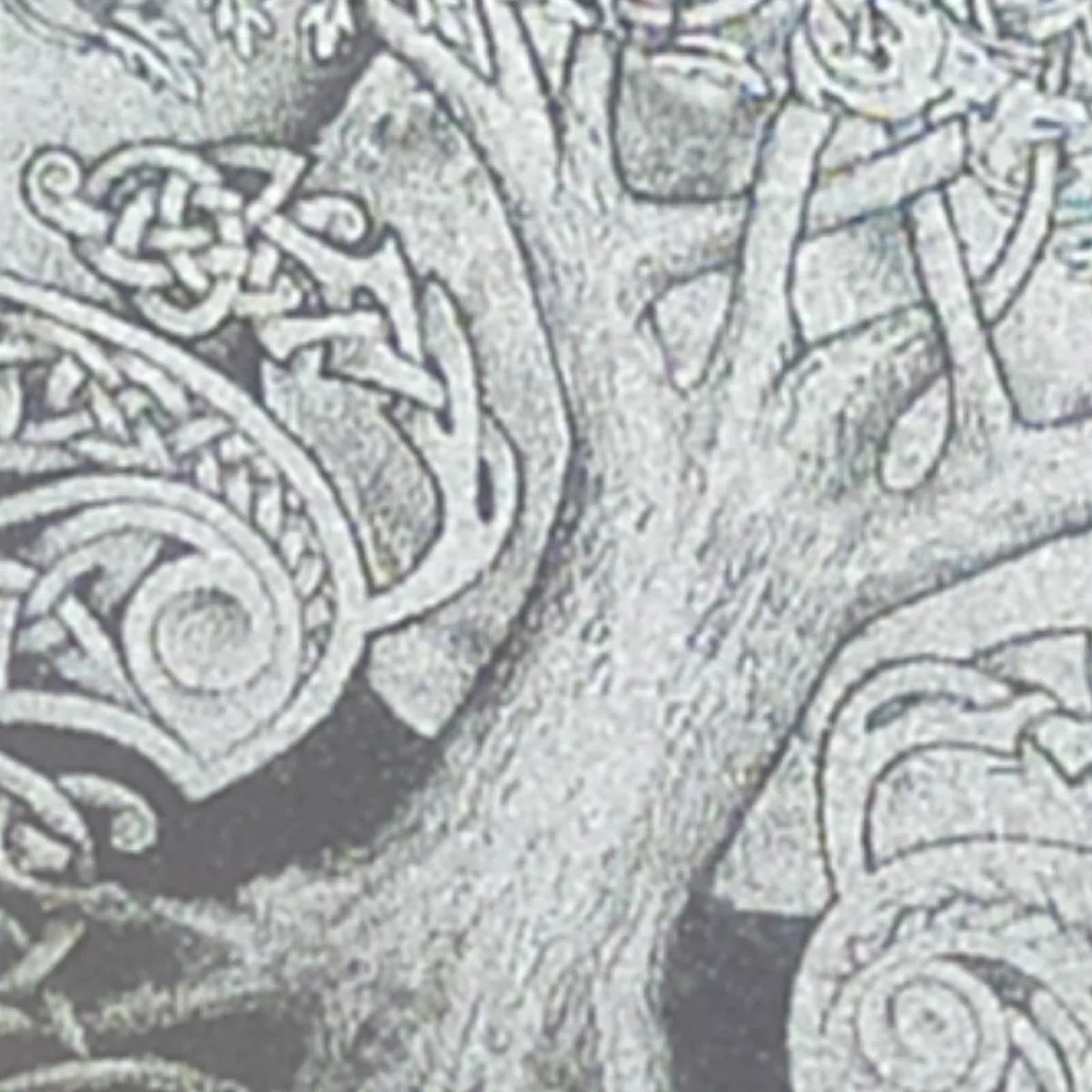 Celtic wolves protection tree on life pendant - Image 2