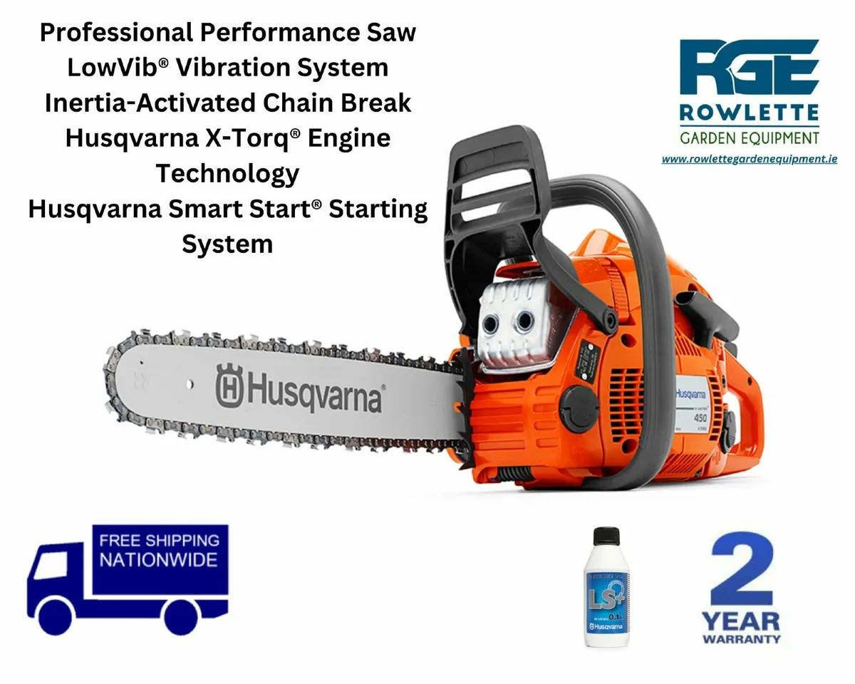 Husqvarna 450 MK II Chainsaw - Image 1