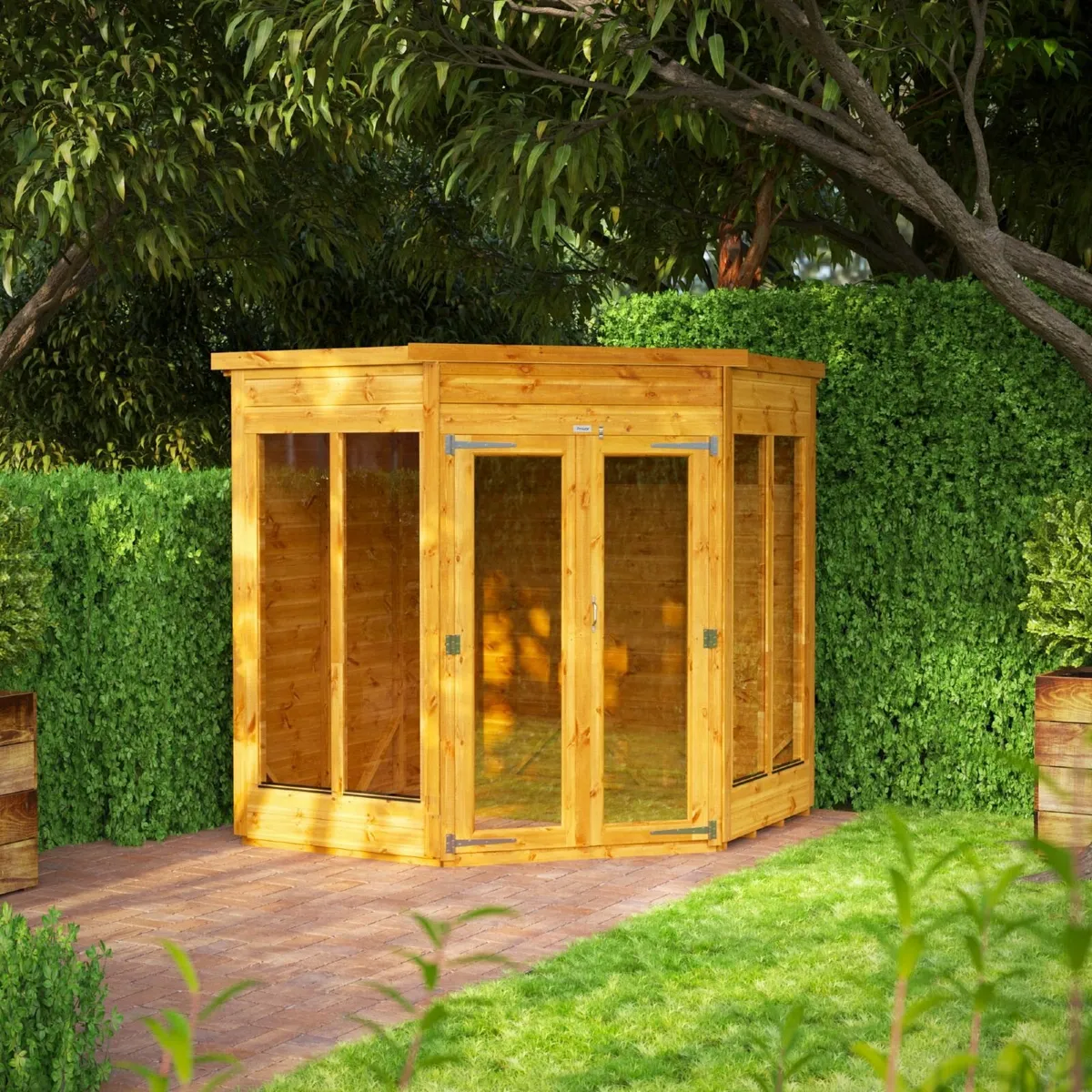 6x6 Corner Summerhouse.  Free Delivery - Image 1