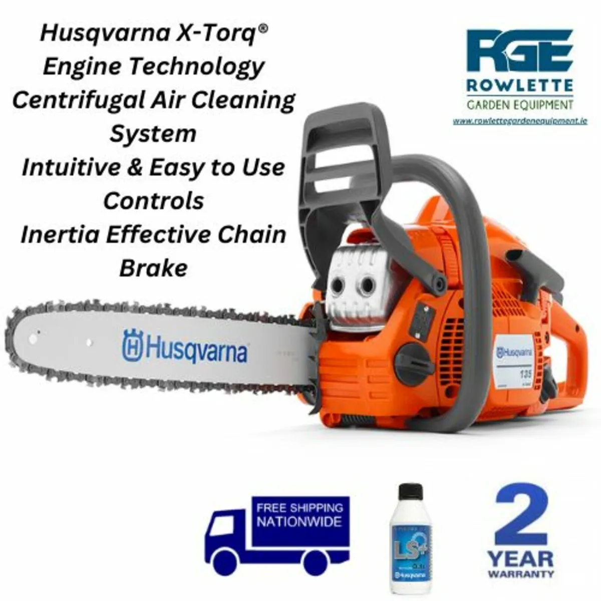 Husqvarna Chain Saw 135 mark 2 - Image 1