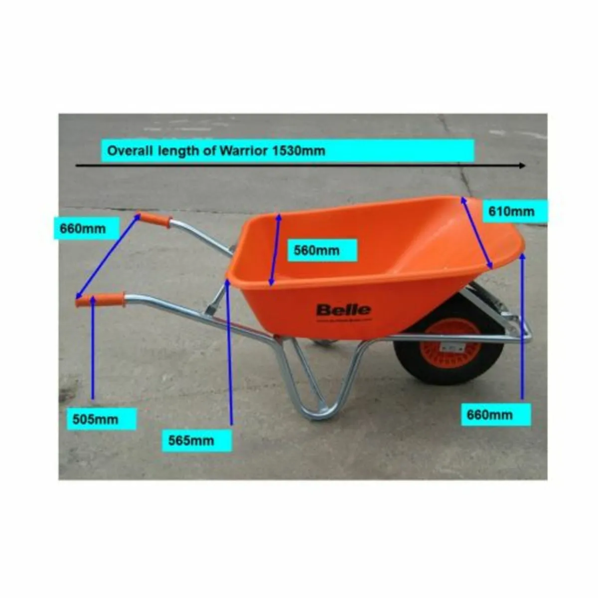 Belle Warrior Wheelbarrow 100L - Image 3