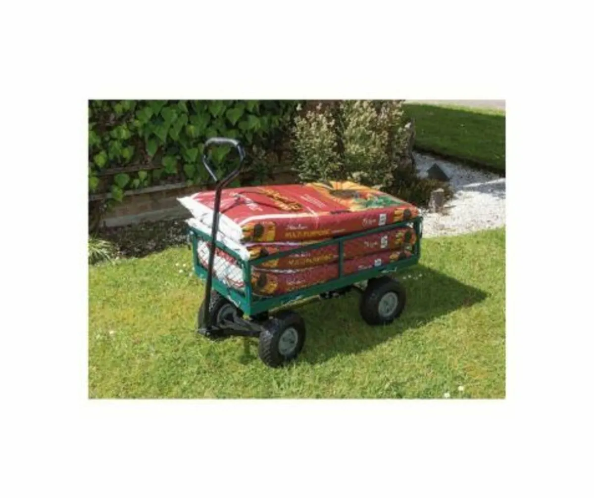 Steel Mesh Garden Trolley - Image 1