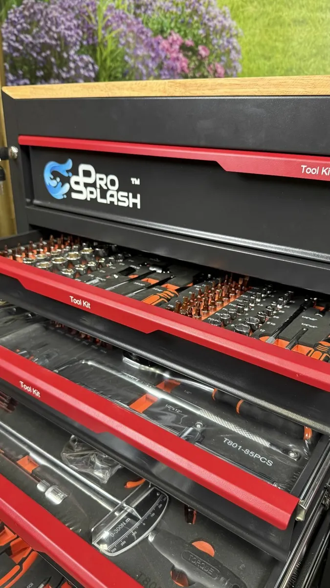 351pc Tool Set Workbench Style With CR-V Tools - Image 2