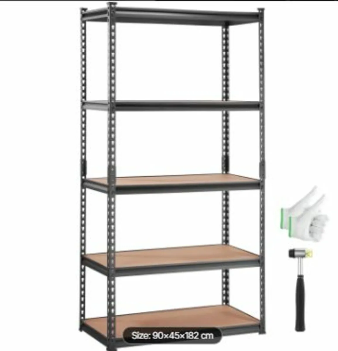 Storage Shelving Unit, 5-Tier Adjustabl - Image 1