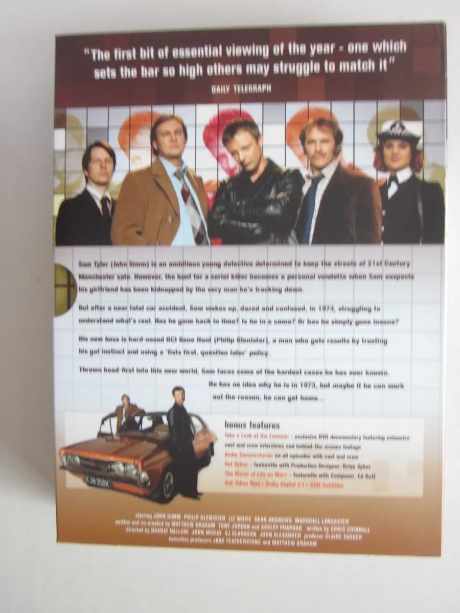 Life on Mars Complete BBC Series 1+2 (  8 DVD's) - Image 2